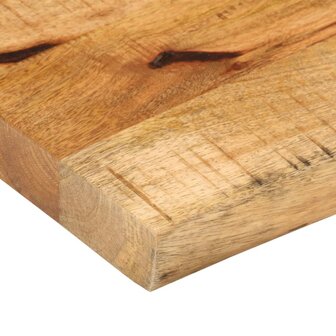 Tafelblad met natuurlijke rand 80x20x3,8 cm massief mangohout 6