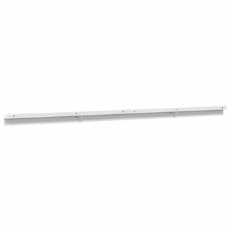 Beslagset schuifdeur 200 cm aluminiumlegering zilverkleurig 7