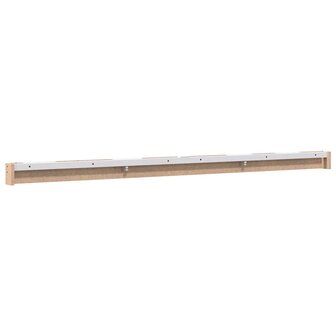 Beslagset schuifdeur 183 cm aluminiumlegering zilverkleurig 7