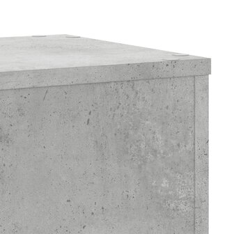 Plantenstandaards 2 st 30x30x50 cm bewerkt hout betongrijs 8