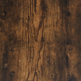 Plantenstandaards 2 st 17x17x60 cm bewerkt hout gerookt eiken 9