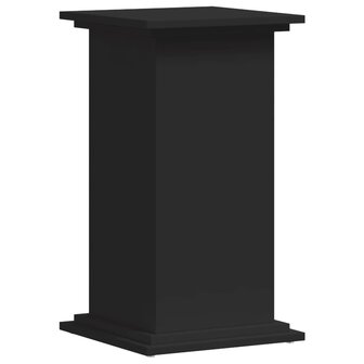 Plantenstandaard 33x33x60 cm bewerkt hout zwart 2