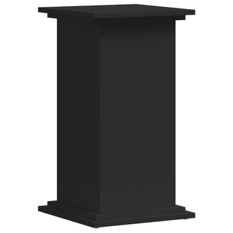 Plantenstandaard 33x33x60 cm bewerkt hout zwart 6