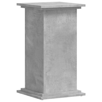 Plantenstandaard 33x33x60 cm bewerkt hout betongrijs 6