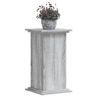 Plantenstandaard 33x33x60 cm bewerkt hout grijs sonoma eiken 3