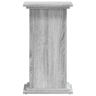 Plantenstandaard 33x33x60 cm bewerkt hout grijs sonoma eiken 4