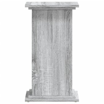 Plantenstandaard 33x33x60 cm bewerkt hout grijs sonoma eiken 5