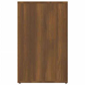 Kledingkast 80x40x65 cm bewerkt hout bruin eikenkleur 4