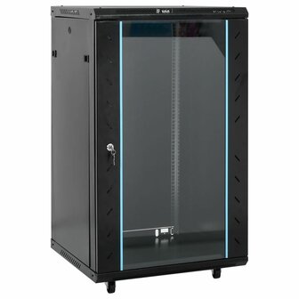 Netwerkkast 18U 19&quot; IP20 60x60x100 cm zwart 1