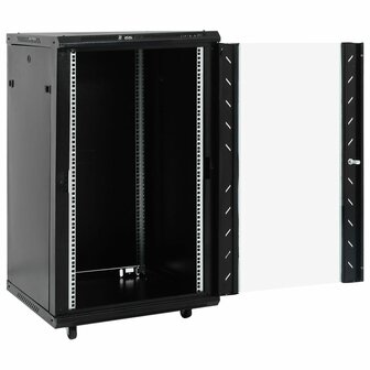 Netwerkkast 18U 19&quot; IP20 60x60x100 cm zwart 2