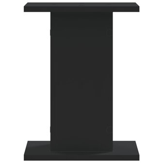 Speakerstandaards 2 st 30x30x40 cm bewerkt hout zwart 5