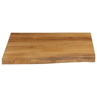 Tafelblad met natuurlijke rand 40x40x2,5 cm massief mangohout 3