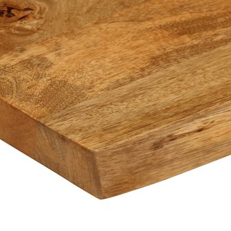Tafelblad met natuurlijke rand 40x40x2,5 cm massief mangohout 6