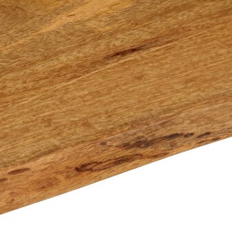 Tafelblad met natuurlijke rand 40x40x2,5 cm massief mangohout 7