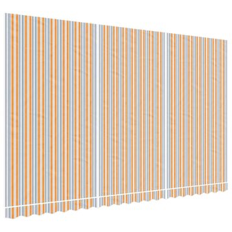 Vervangingsdoek voor luifel gestreept 5x3 m meerkleurig 2