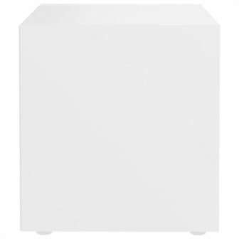 Tv-meubel 37x35x37 cm bewerkt hout wit 4