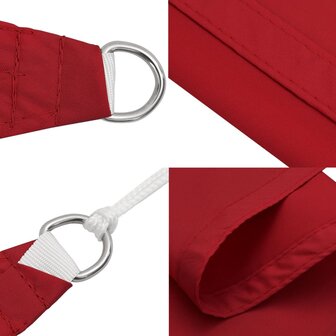 Zonnescherm rechthoekig 2x4,5 m oxford stof rood 8