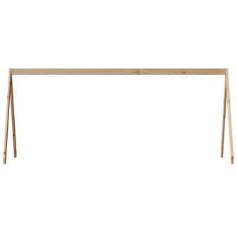 Kinderbedhuisje 209x95,5x88 cm massief grenenhout 4