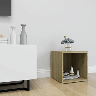 Tv-meubel 37x35x37 cm bewerkt hout sonoma eikenkleurig 7