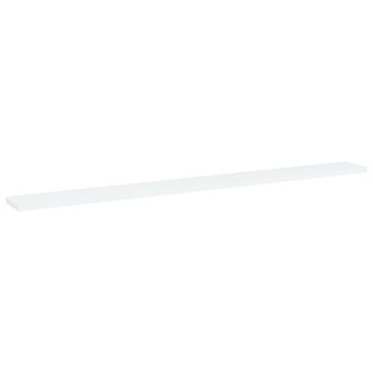 Wandschappen 4 st 100x10x1,5 cm spaanplaat wit 2