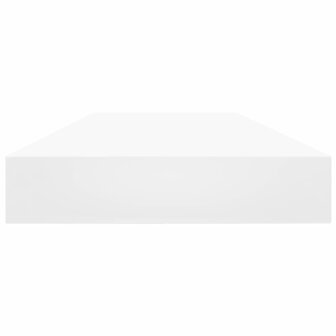 Wandschappen 4 st 100x10x1,5 cm spaanplaat wit 3