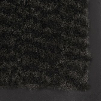Deurmat getuft 60x180 cm zwart 4