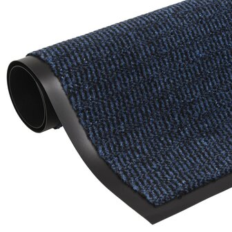 Deurmat getuft 60x180 cm blauw 1