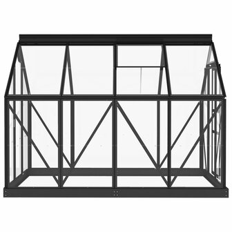  Vervangend frame tuinkas 155x103x191 cm aluminium antraciet 5