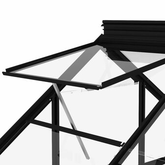  Vervangend frame tuinkas 155x103x191 cm aluminium antraciet 8