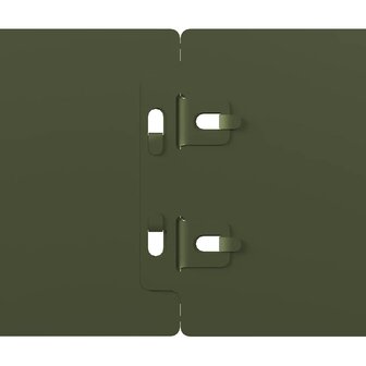 Gazonranden 50 st 10x103 cm koudgewalst staal olijfgroen 7
