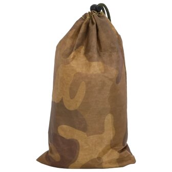 Camouflagenet met opbergzak 618x512 cm zandkleurig 4