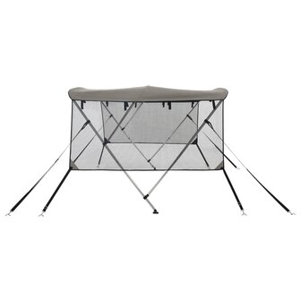 Biminitop 3 bogen met mesh zijwanden 183x(137-152)x137 cm 7