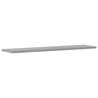 Wandschappen 4 st 80x20x1,5 cm bewerkt hout betongrijs 4