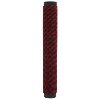 Droogloopmatten 2 st rechthoekig getuft 60x90 cm rood 4