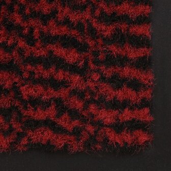Droogloopmatten 2 st rechthoekig getuft 60x90 cm rood 5