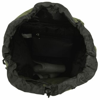 Wandelrugzak 80 L oxford stof legergroen 7