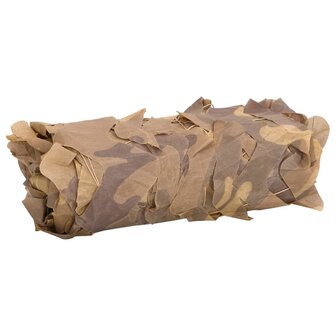 Camouflagenet met opbergzak 521x493 cm zandkleurig 2