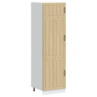 Keukenkast Lucca bewerkt hout sonoma eikenkleurig 1