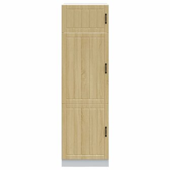 Keukenkast Lucca bewerkt hout sonoma eikenkleurig 3