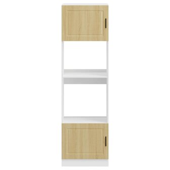 Ovenkasten 2 st Porto bewerkt hout sonoma eikenkleurig 4