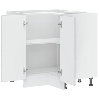 Keuken hoekonderkast Lucca bewerkt hout grijs sonoma eiken 6