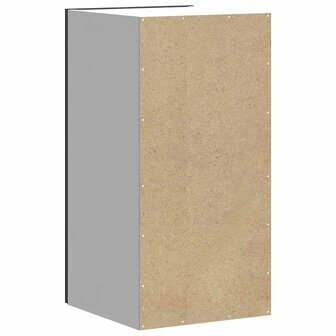 Keukenwandkast Kalmar bewerkt hout zwart 6