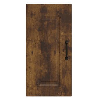 Keukenwandkast Kalmar bewerkt hout gerookt eikenkleurig 4