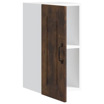 Keukenwandkast Kalmar bewerkt hout gerookt eikenkleurig 8