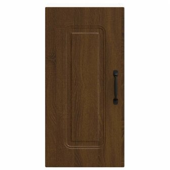 Keukenwandkast Kalmar bewerkt hout bruin eikenkleur 4