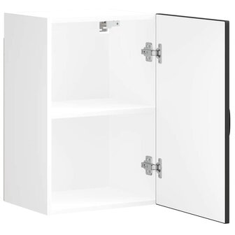 Keukenwandkast Kalmar bewerkt hout zwart 6