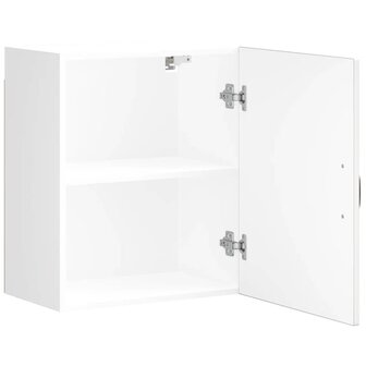 Keukenwandkast Kalmar bewerkt hout wit 6