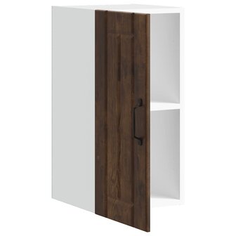 Keukenwandkast Lucca bewerkt hout gerookt eikenkleurig 5