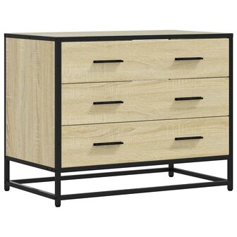 Ladekast 70x41x56 cm bewerkt hout sonoma eikenkleurig 2