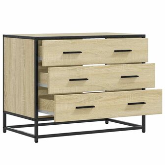 Ladekast 70x41x56 cm bewerkt hout sonoma eikenkleurig 5